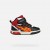 GEOX ΑΓΟΡΙ  SNEAKERS  J569CC 05411 C0048 ΜΑΥΡΟ ΚΟΚΚΙΝΟ